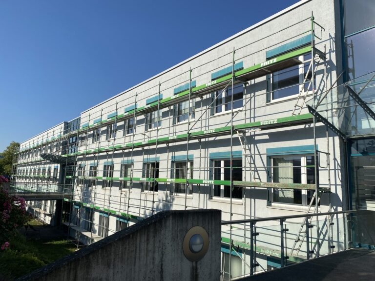 Fassadenanstrich durch den Malerbetrieb Colorativ Hörner in Schwäbisch Gmünd